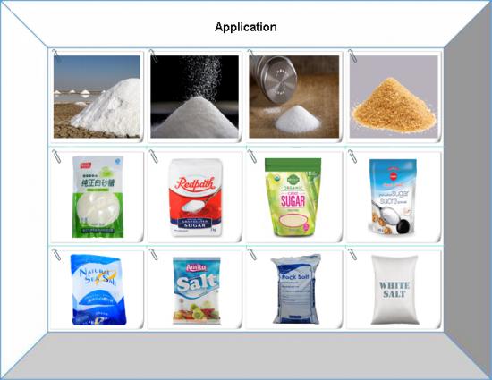 VFFS Вертикальная соль для сахара упаковочная машина Aginomoto 