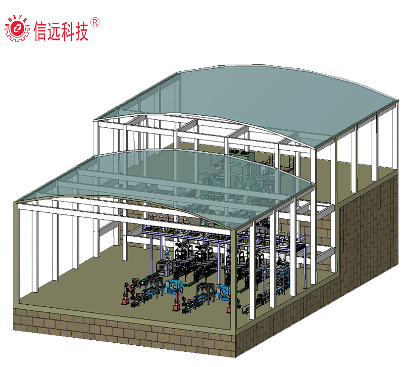 Powder fertilizer packing line